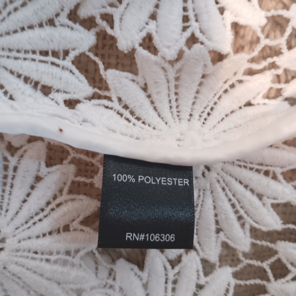 Berek White Lace Daisy Sz Lg Blazer - NWT - Picture 10 of 11